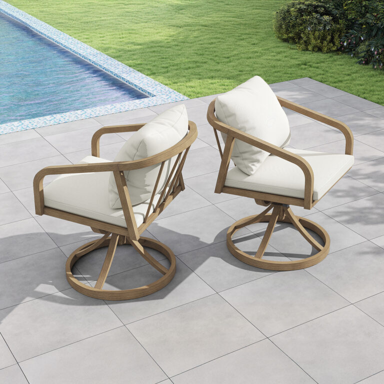 swivel dining chairs wraparound backrest