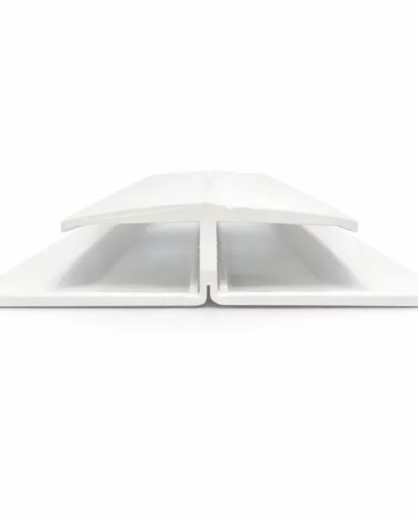 White PVC skirting board