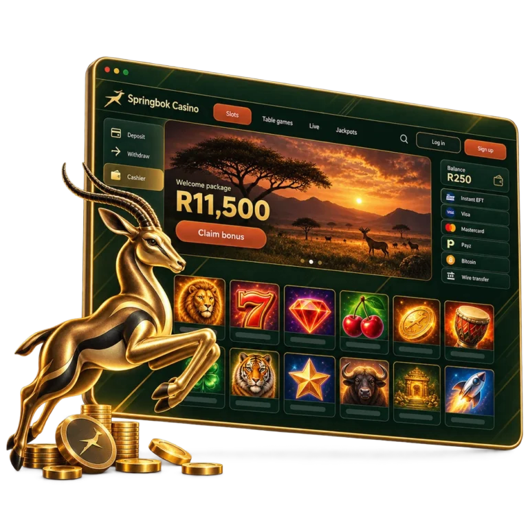 register at Springbok Casino
